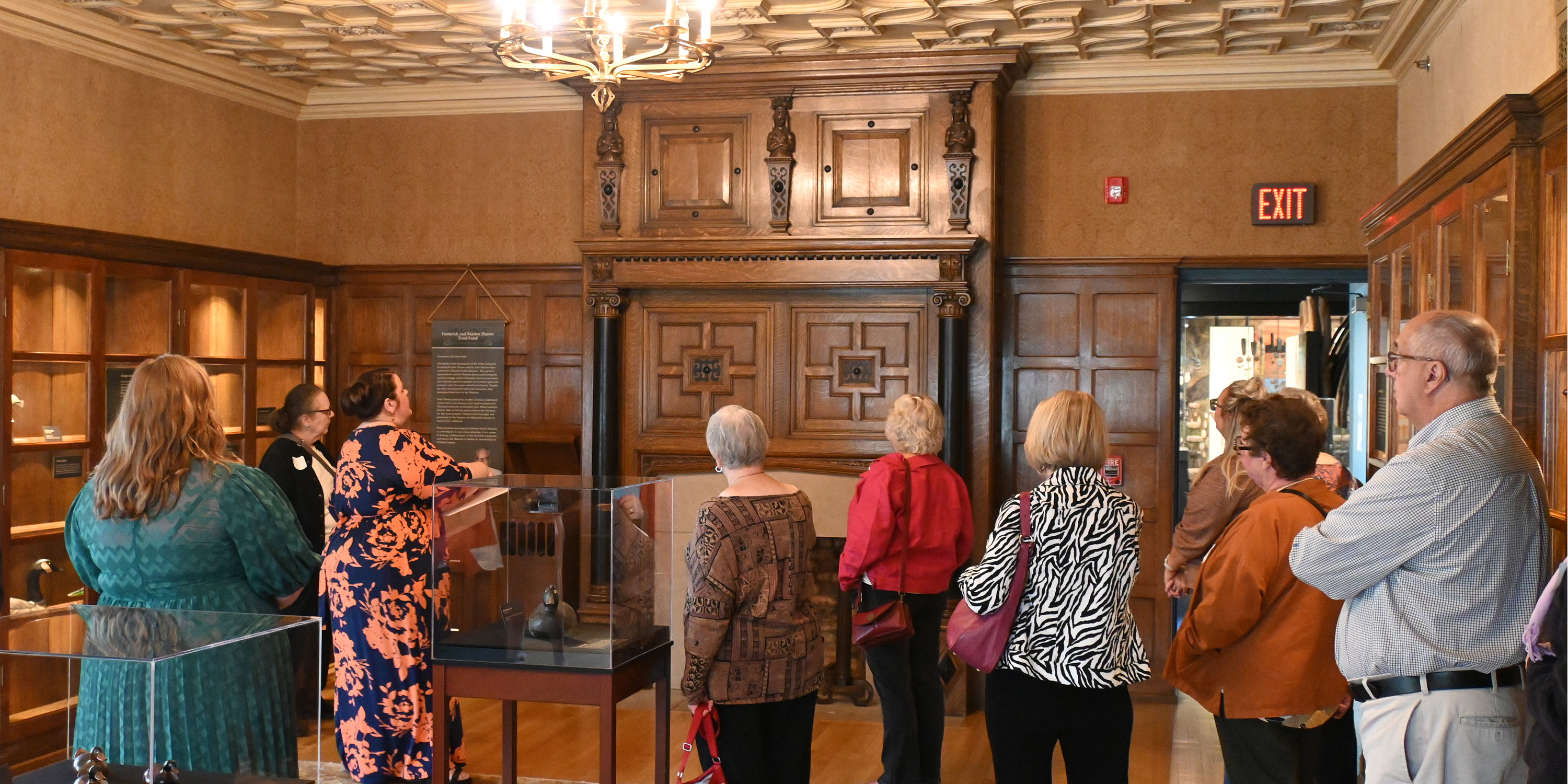 Event held in the Historic Sawyer Home library