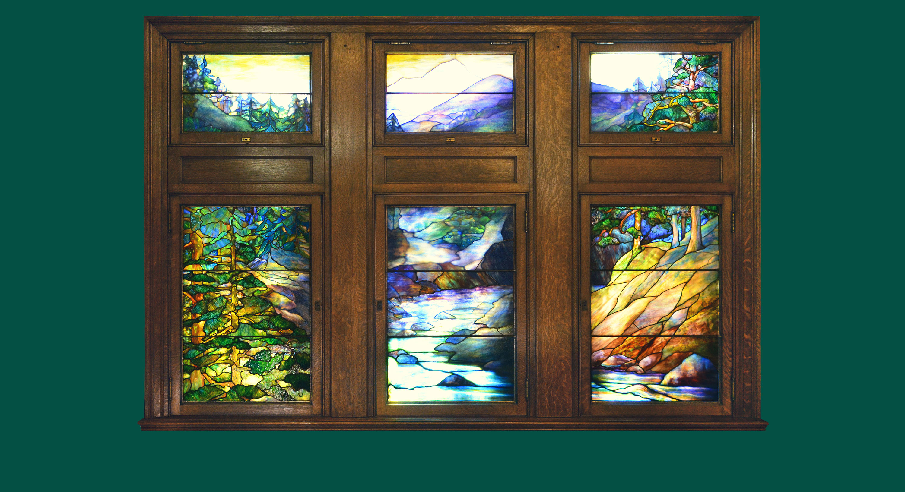 Tiffany Studios stained glass