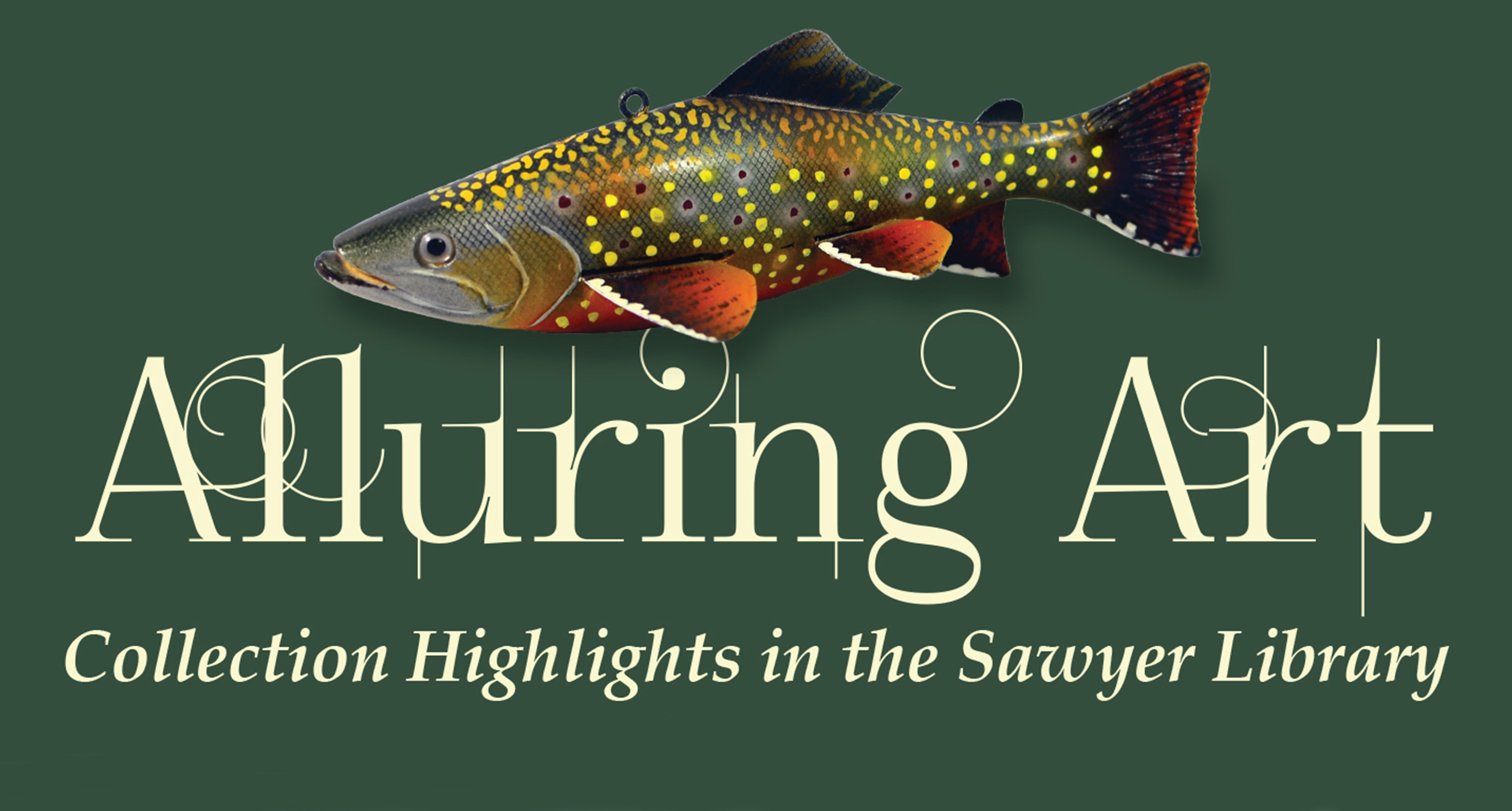 Alluring Art logo featuring a fish decoy