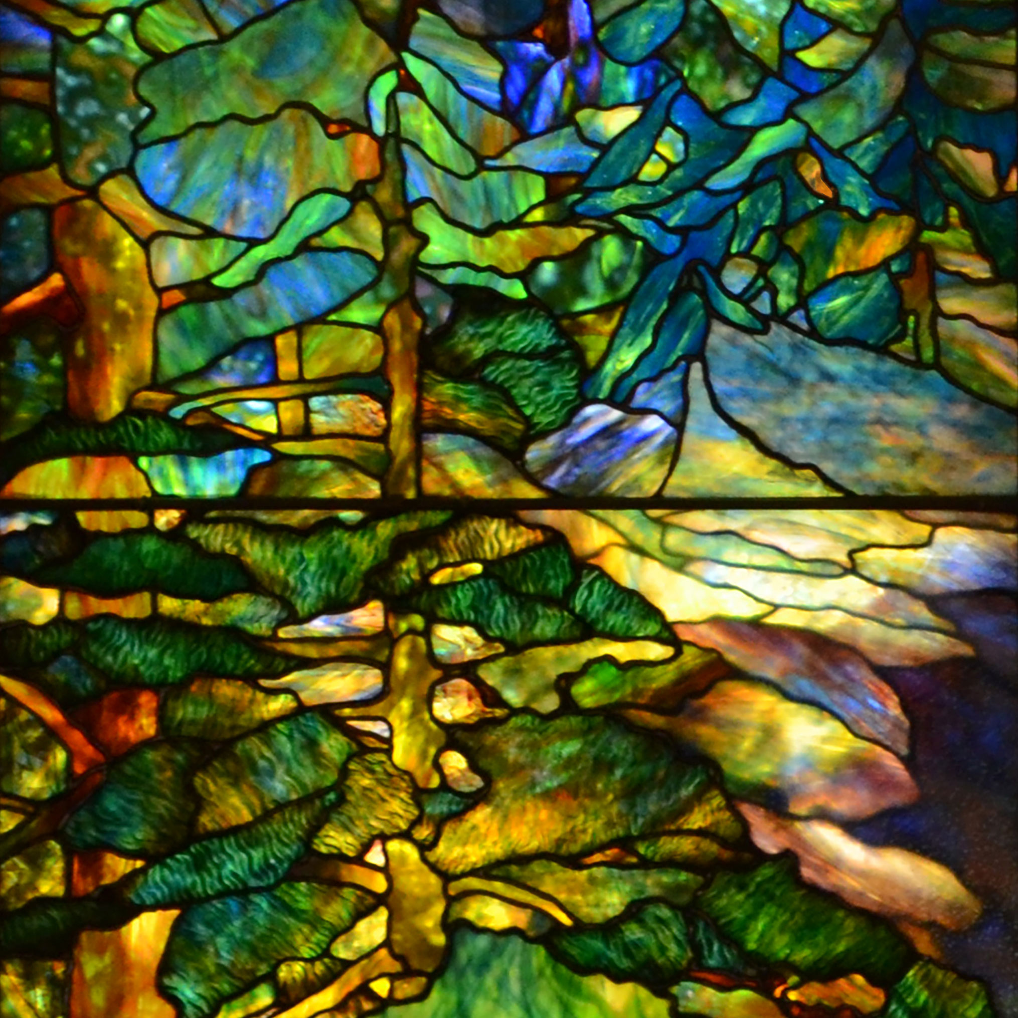 Tiffany Studios stained glass